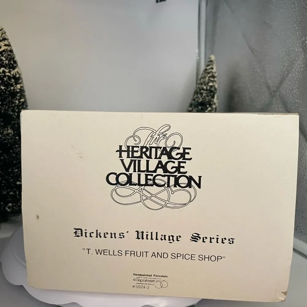 DEPT56 T. WELLS FRUIT AND SPICE‎